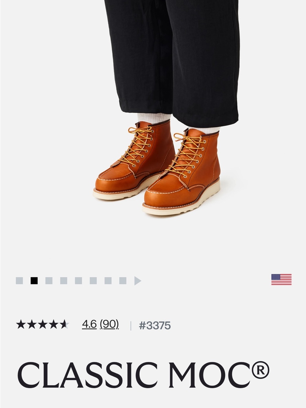 Red Wing Women’s Classic Moc Boot 6